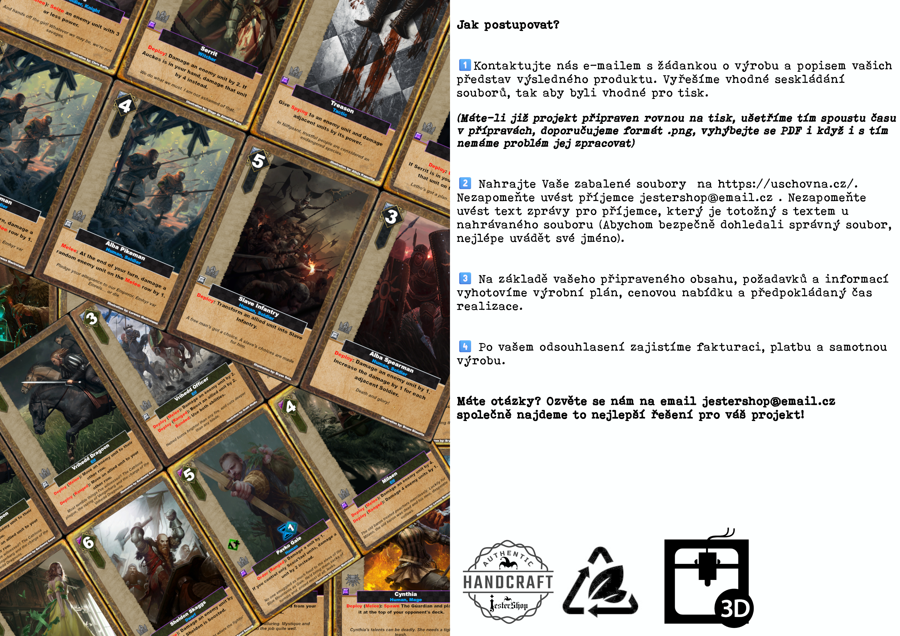 Tradiční výroba prototypů deskových her 03